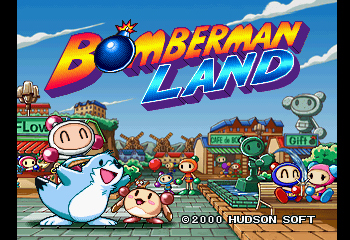 Bomberman Land Title Screen